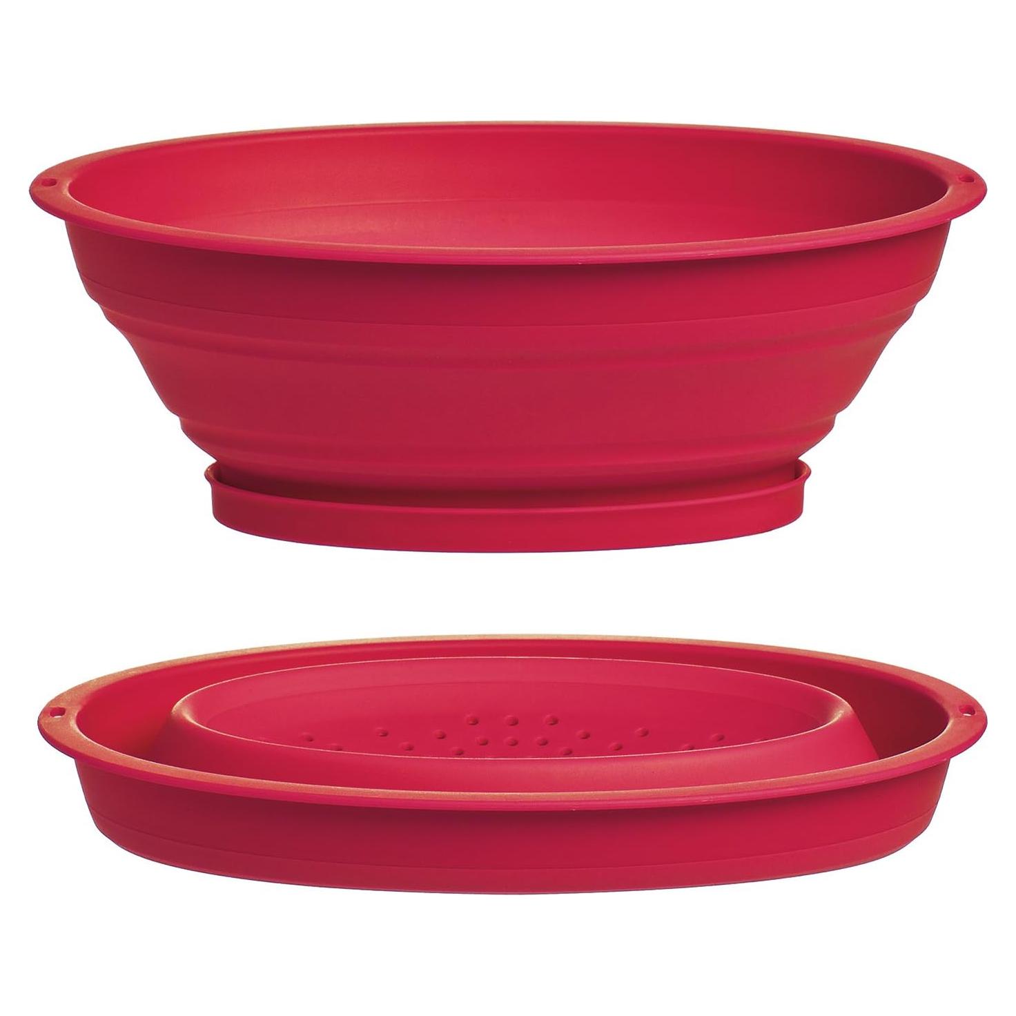 Colador Mini Plegable Progresivo CC-60 0.83L Rojo