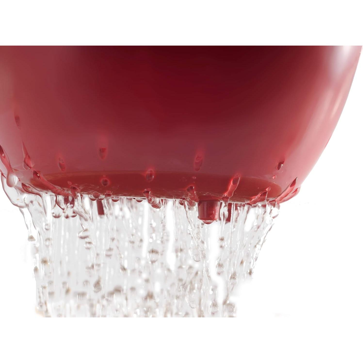 Colador Mini Norpro 4 Tazas Rojo - Drenaje Eficiente