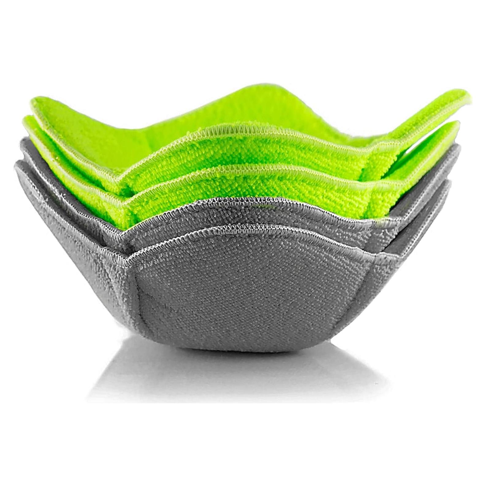 Cozies para Tazones SHILA - 4 Piezas Color Verde y Gris