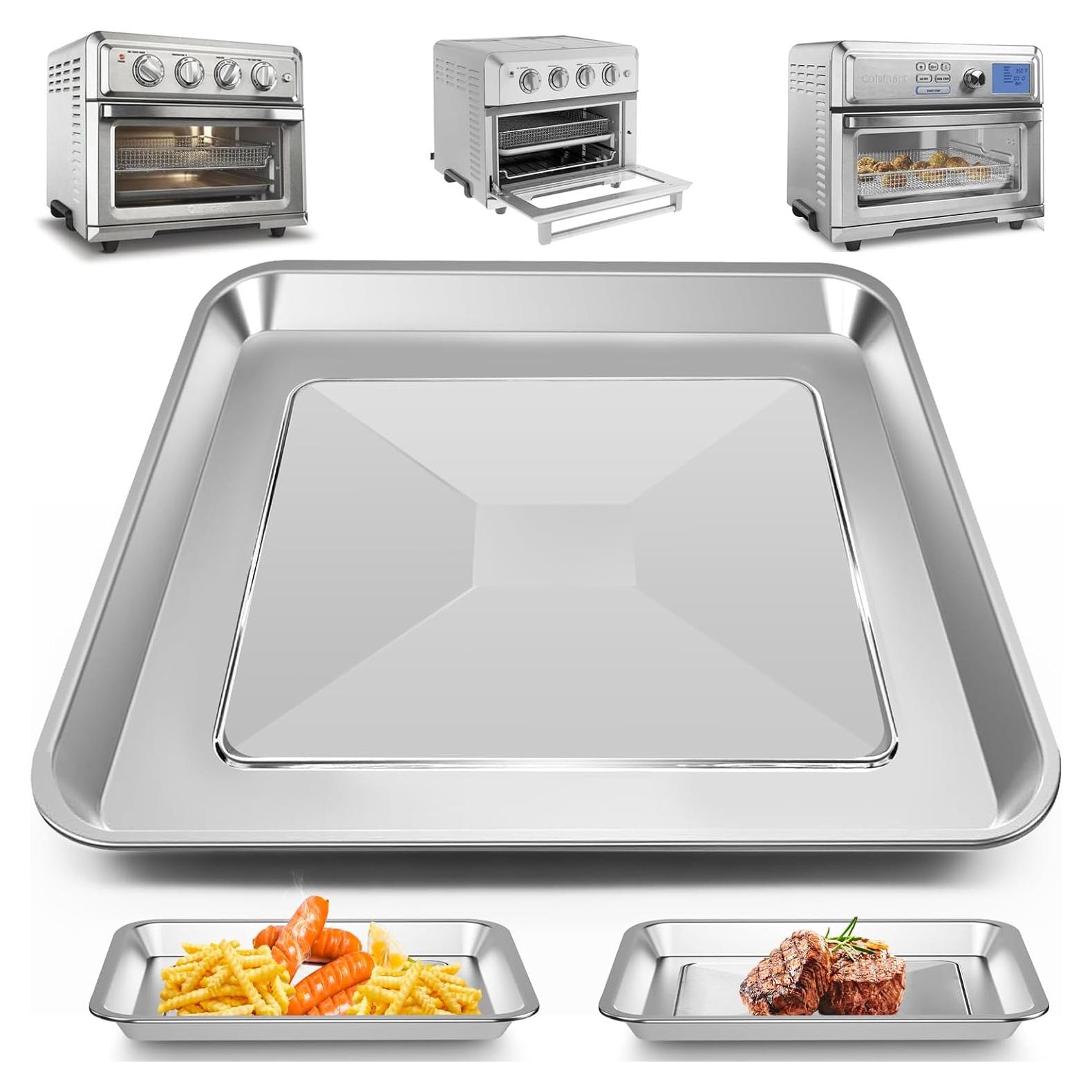 Bandeja de Freidora de Aire Cuisinart TOA-60/65/70 Acero Inoxidable 30.5x27.9 cm