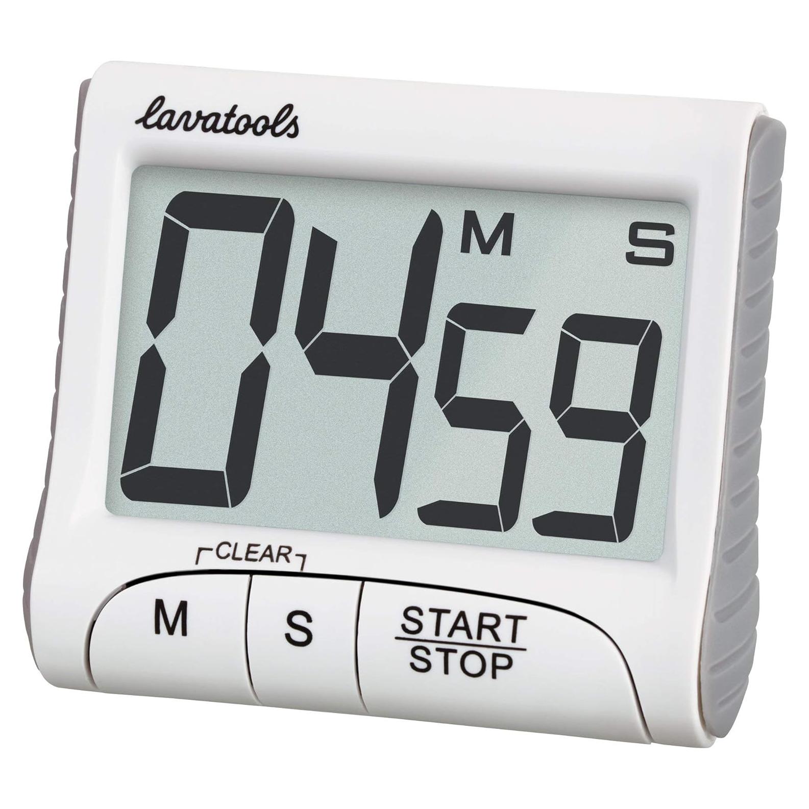 Temporizador Digital de Cocina Lavatools KT1 con Pantalla Grande