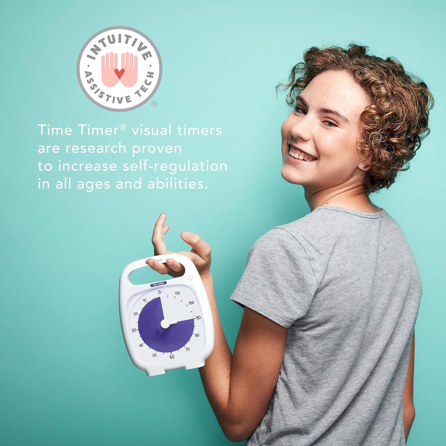 Temporizador Visual Time Timer 120 Minutos Blanco Portátil