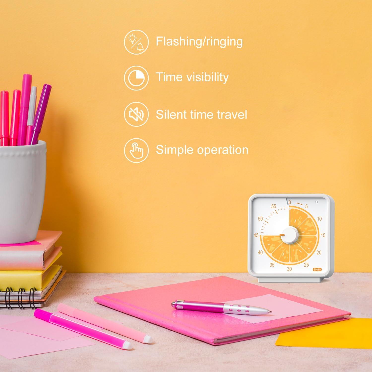 Temporizador Visual Conchstar 60 Minutos para Niños Naranja