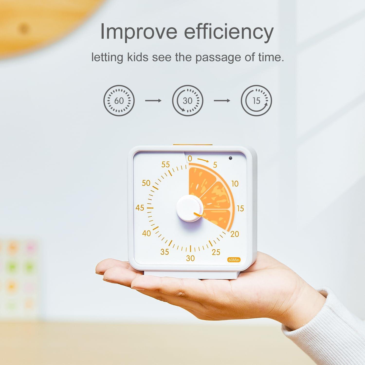 Temporizador Visual Conchstar 60 Minutos para Niños Naranja