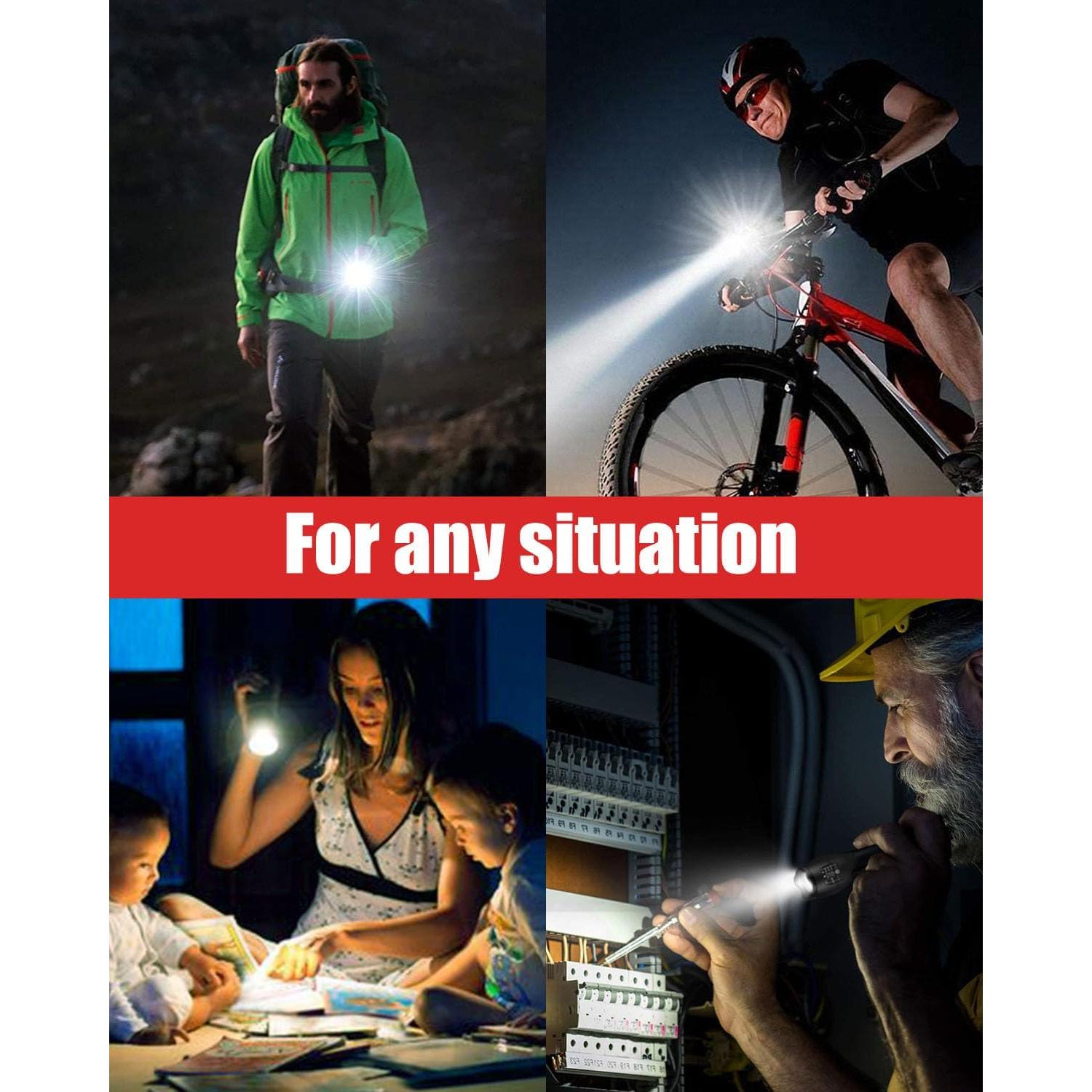 Linterna LED Táctica Victoper 2 Paquete 200m 5 Modos Impermeable