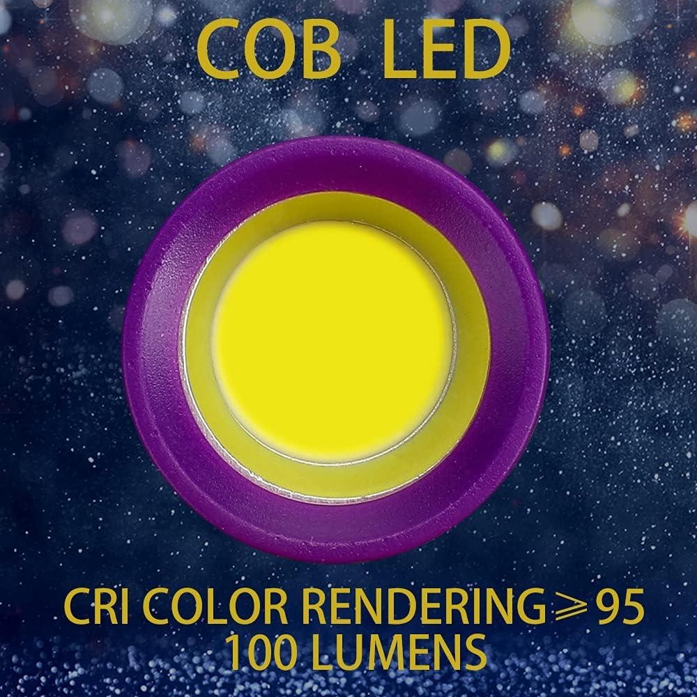 Linterna Pequeña LED KunHe 5 Paquete 100 Lúmenes Baterías AAA