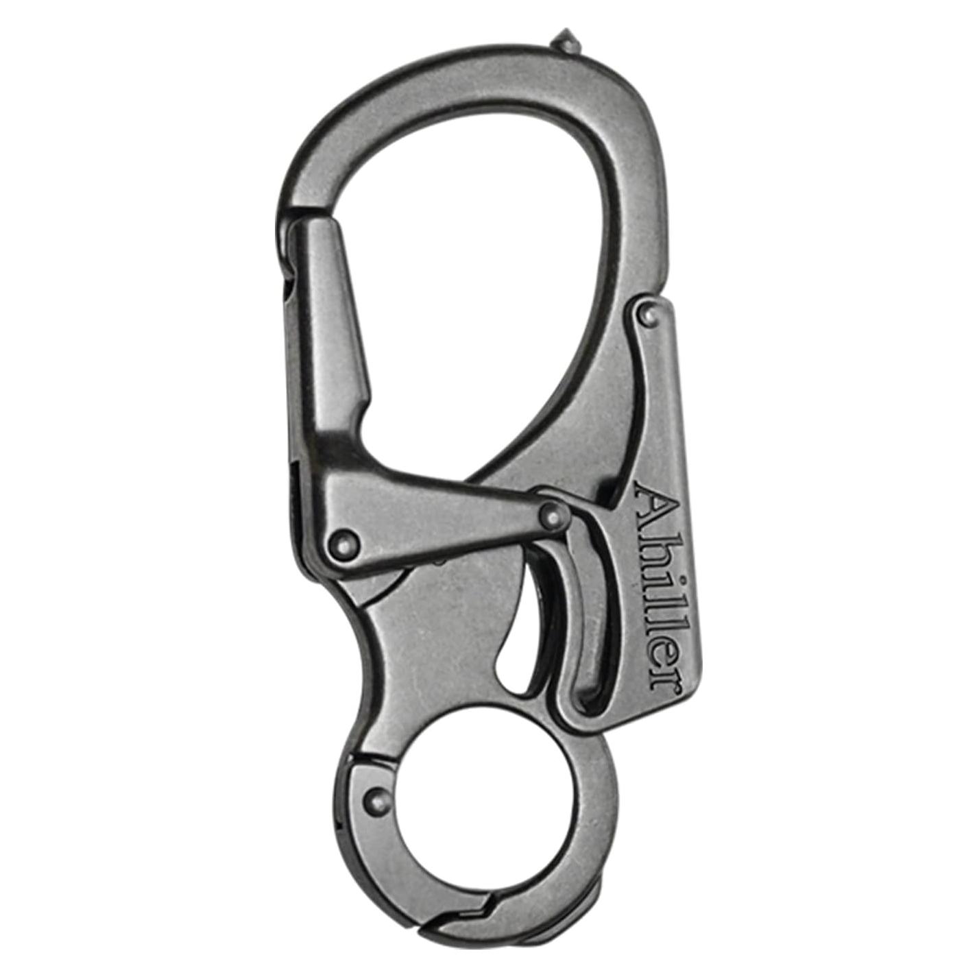 Clip de Llavero Mosquetón Ahiller DJK-QS Doble Bloqueo Acero