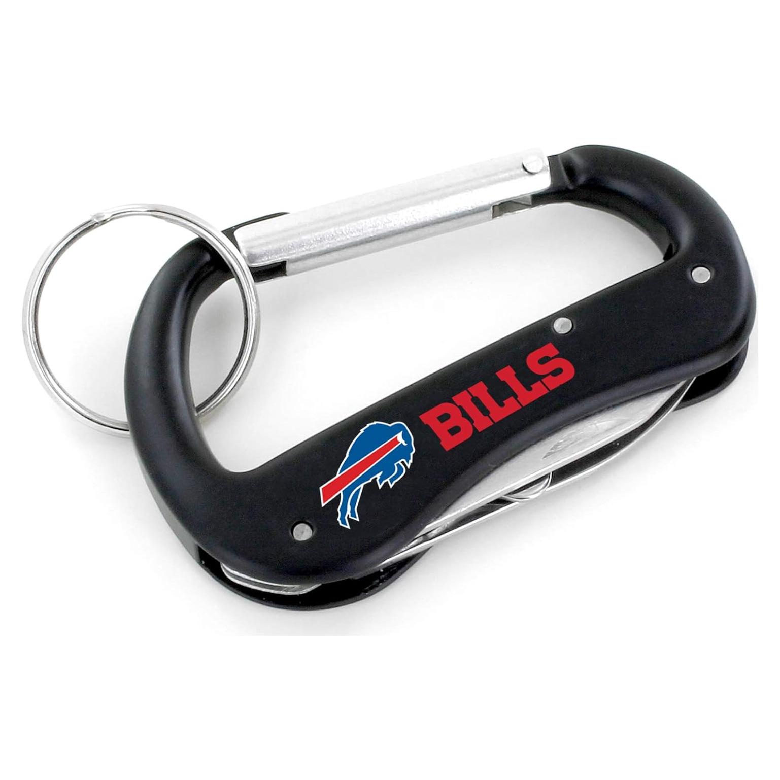 Llave Multi Herramienta Carabiner Aminco NFL Buffalo Bills