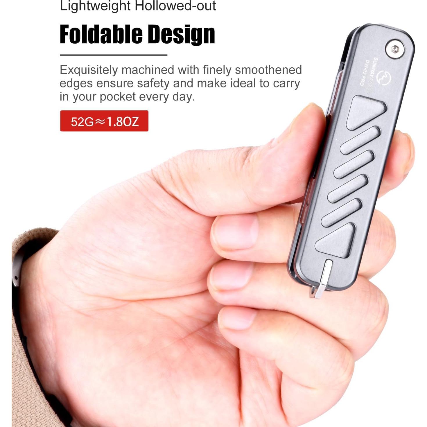 Juego de Herramientas Plegables DW-02 PRO 6 en 1 Allen y Destornillador