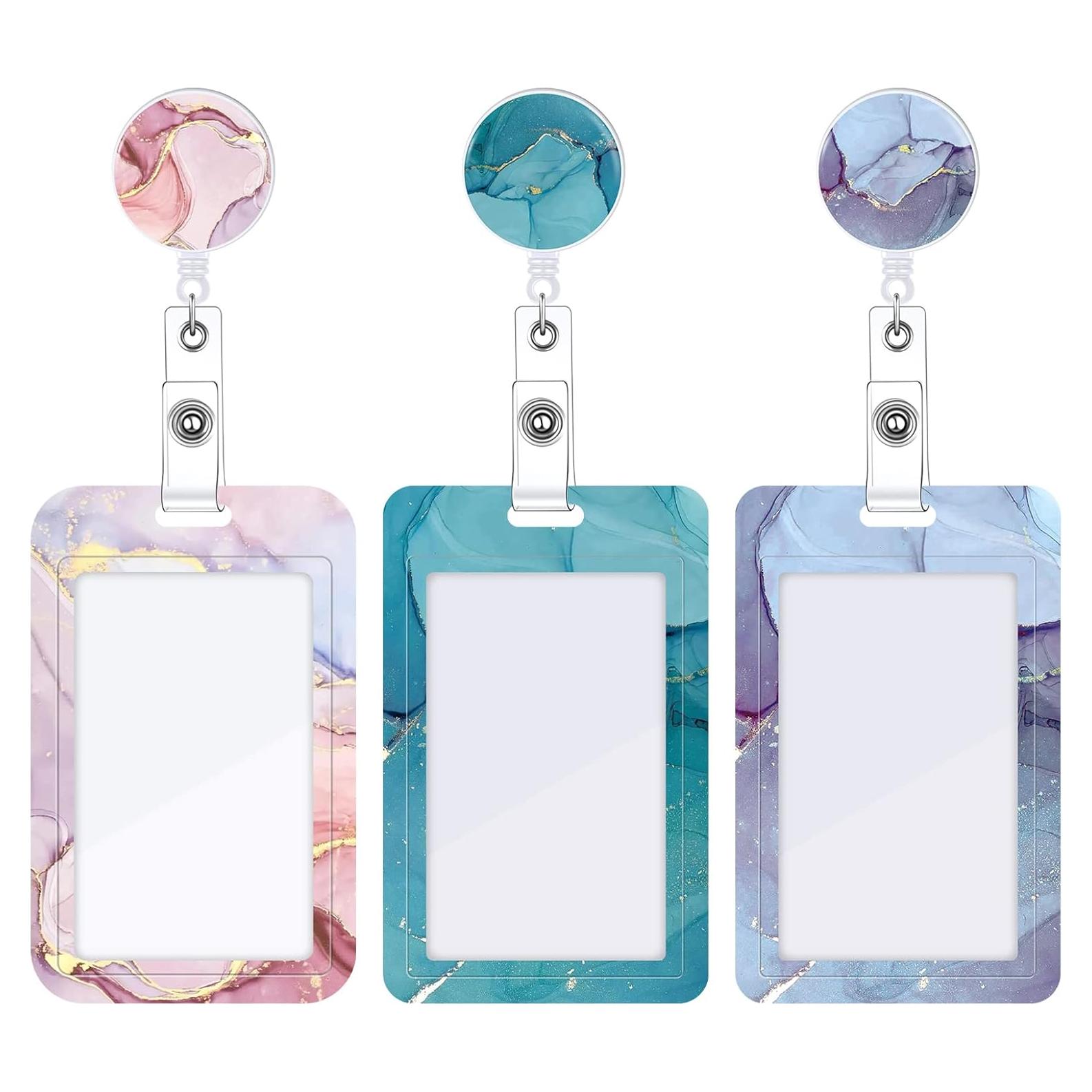 Set de 3 Soportes de Insignia Retráctiles BESARME Mármol