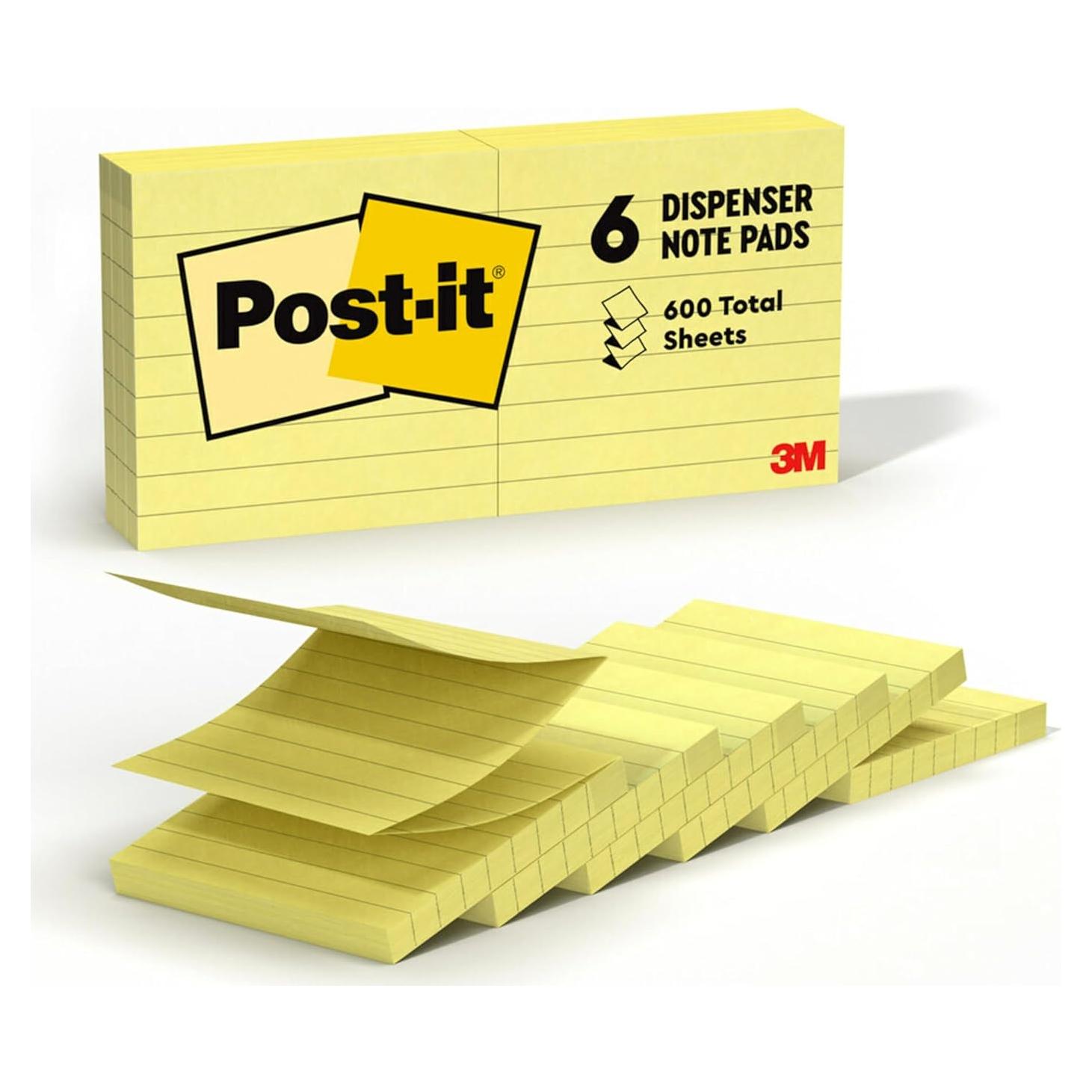 Notas adhesivas Post-it R335YW Amarillo 7.6x7.6 cm 600 hojas