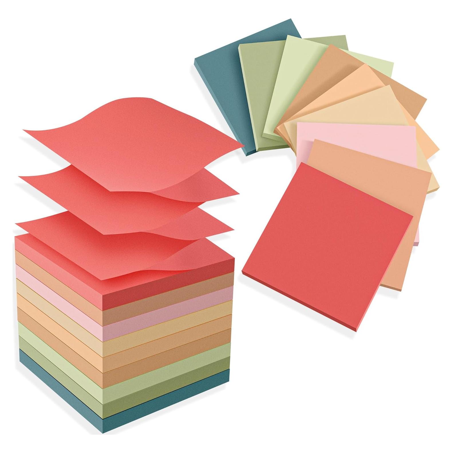 Notas Adhesivas Pop Up TKTB Vintage 3x3 cm 18 Pads Fuerte Adhesivo