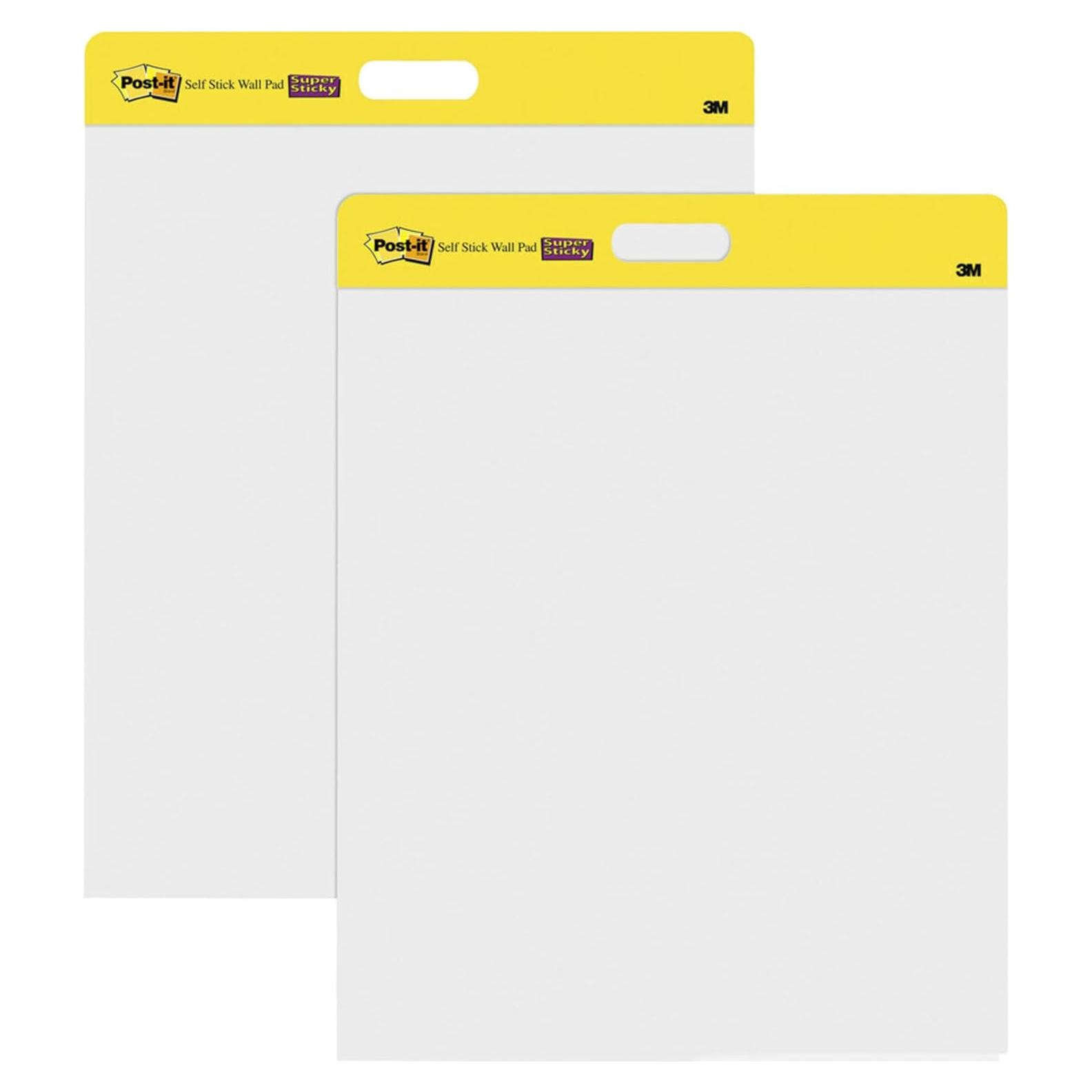 Post-it Easel Pad 50.8x58.4 cm Blanco 20 Hojas 2 Paquetes