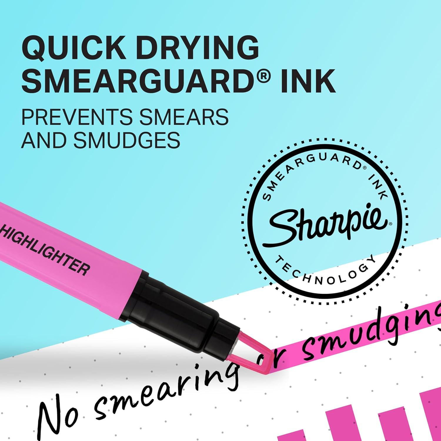 Resaltador Sharpie Clear View Punta Cincel Surtido Paquete 12