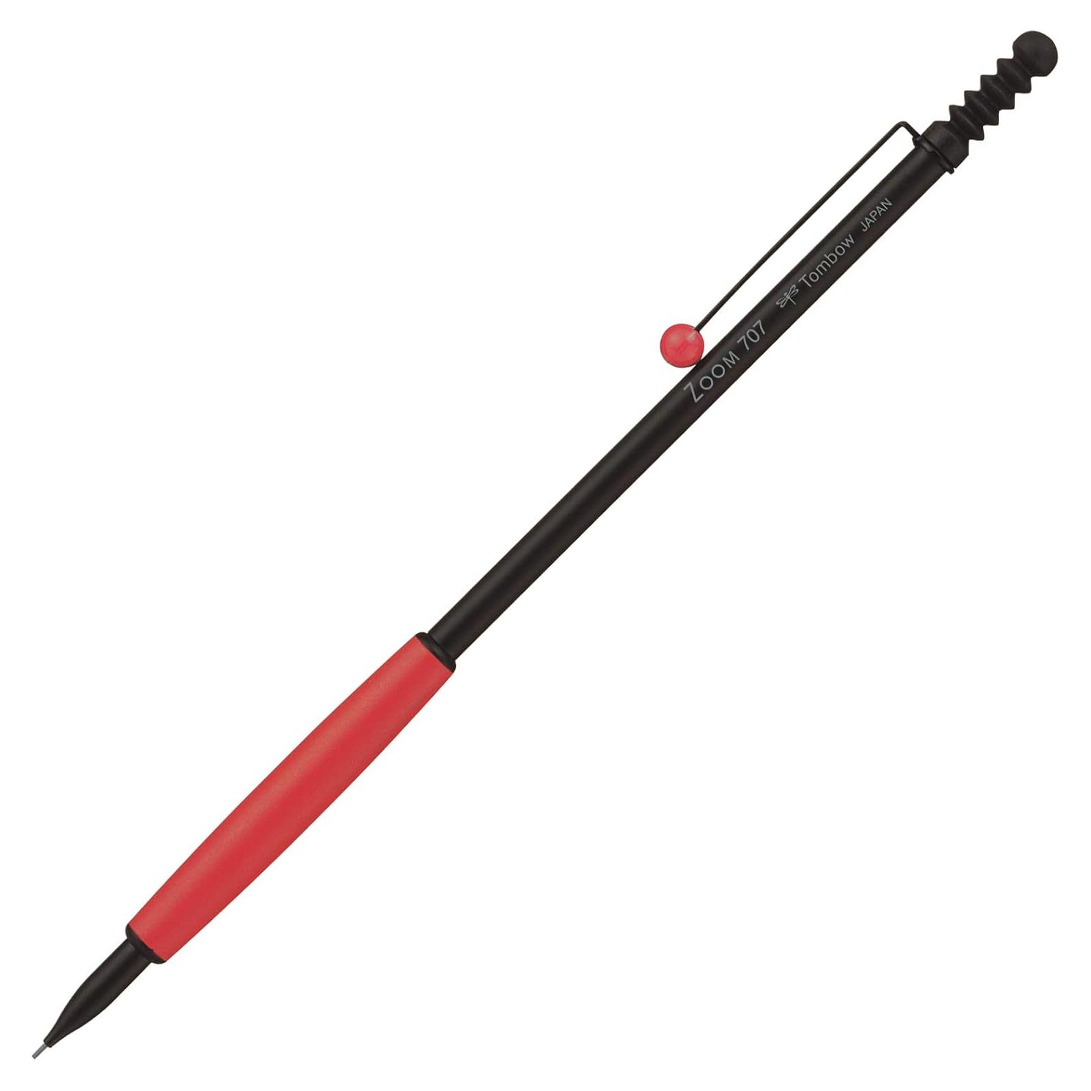 Lápiz Mecánico Tombow ZOOM SH-ZS2 0.5mm Negro/Rojo con Estuche