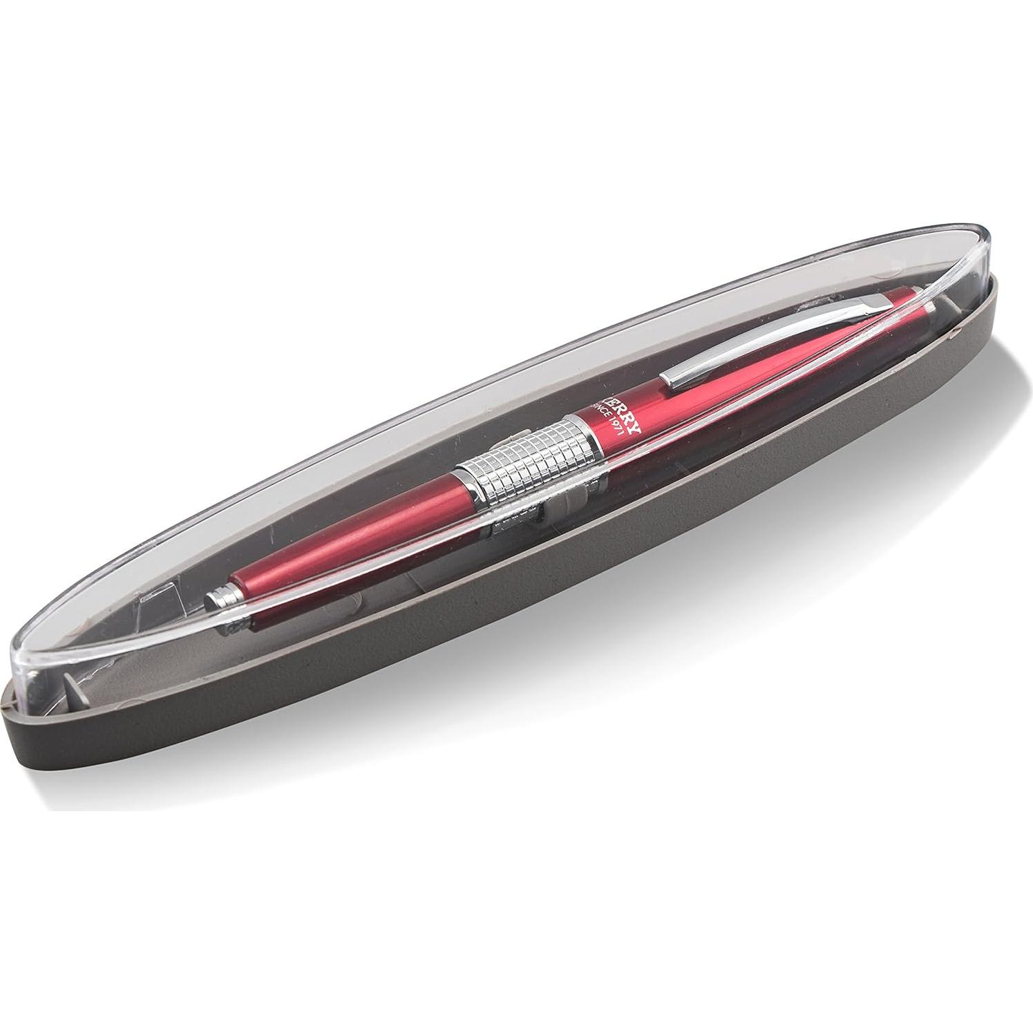 Lápiz Mecánico Pentel Sharp Kerry 0.5mm Rojo con Tapa