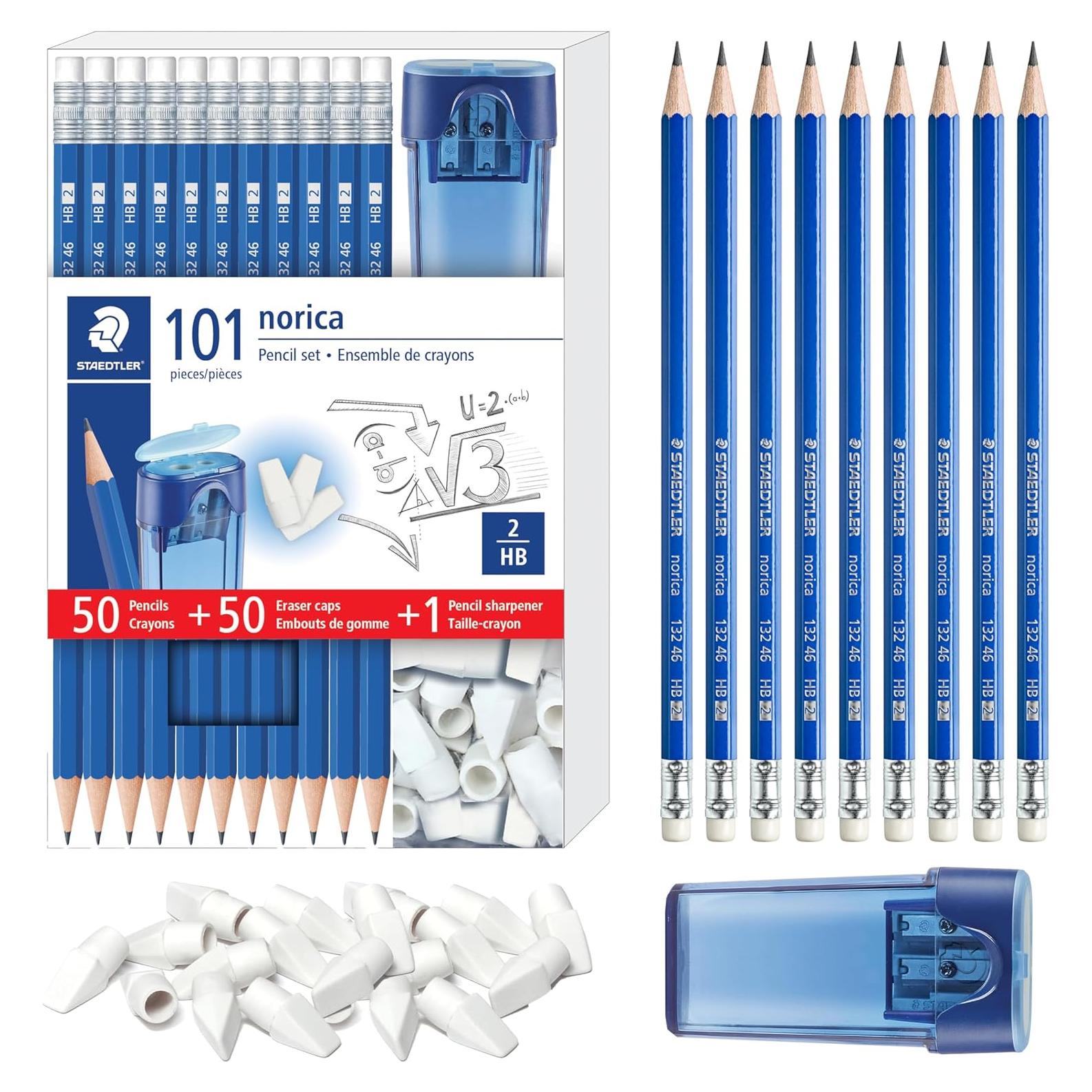 Juego de Lápices STAEDTLER Norica 50 Lápices HB Pre-afilados