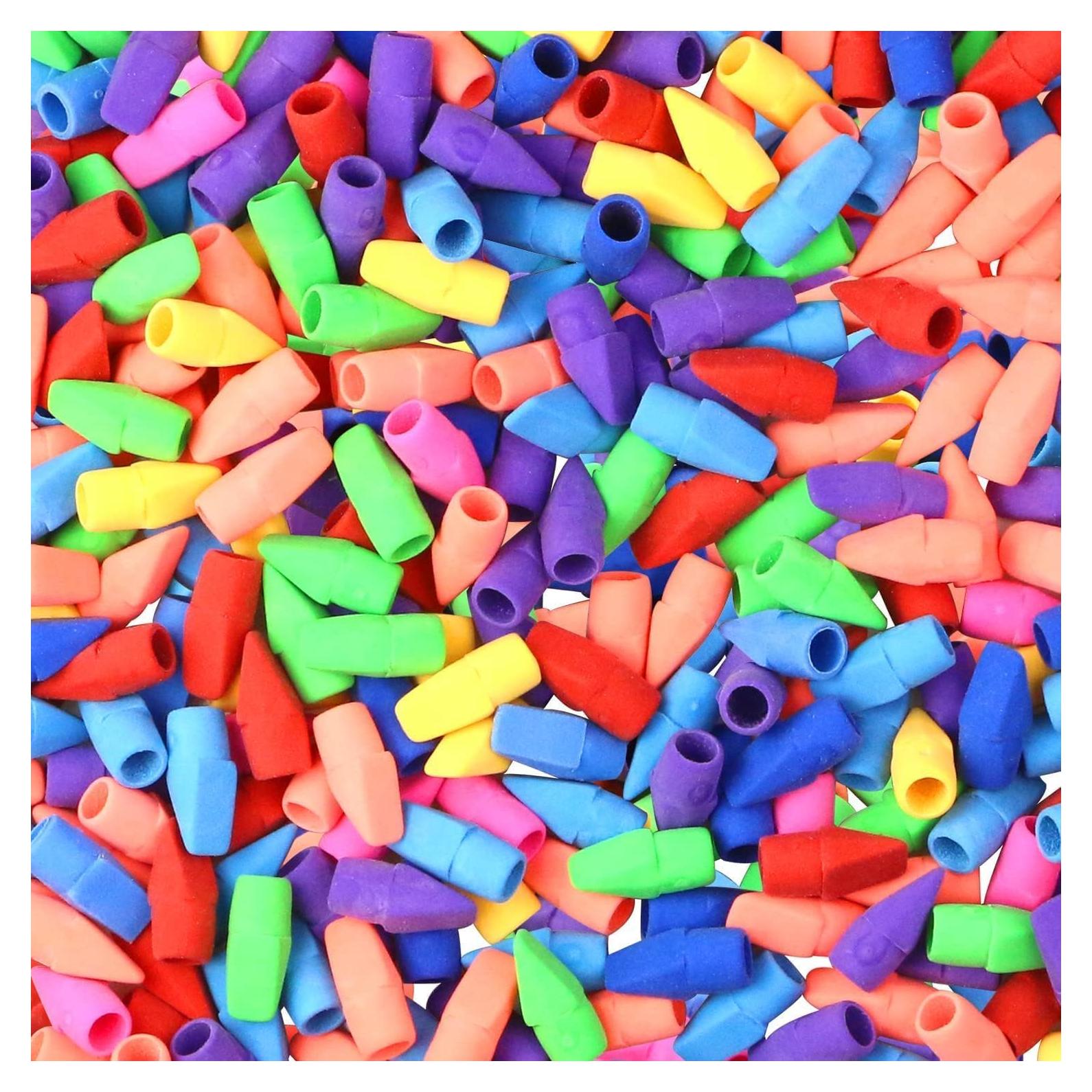 Borradores de Tapa PRALB 1000 Piezas Multicolores Sin Látex