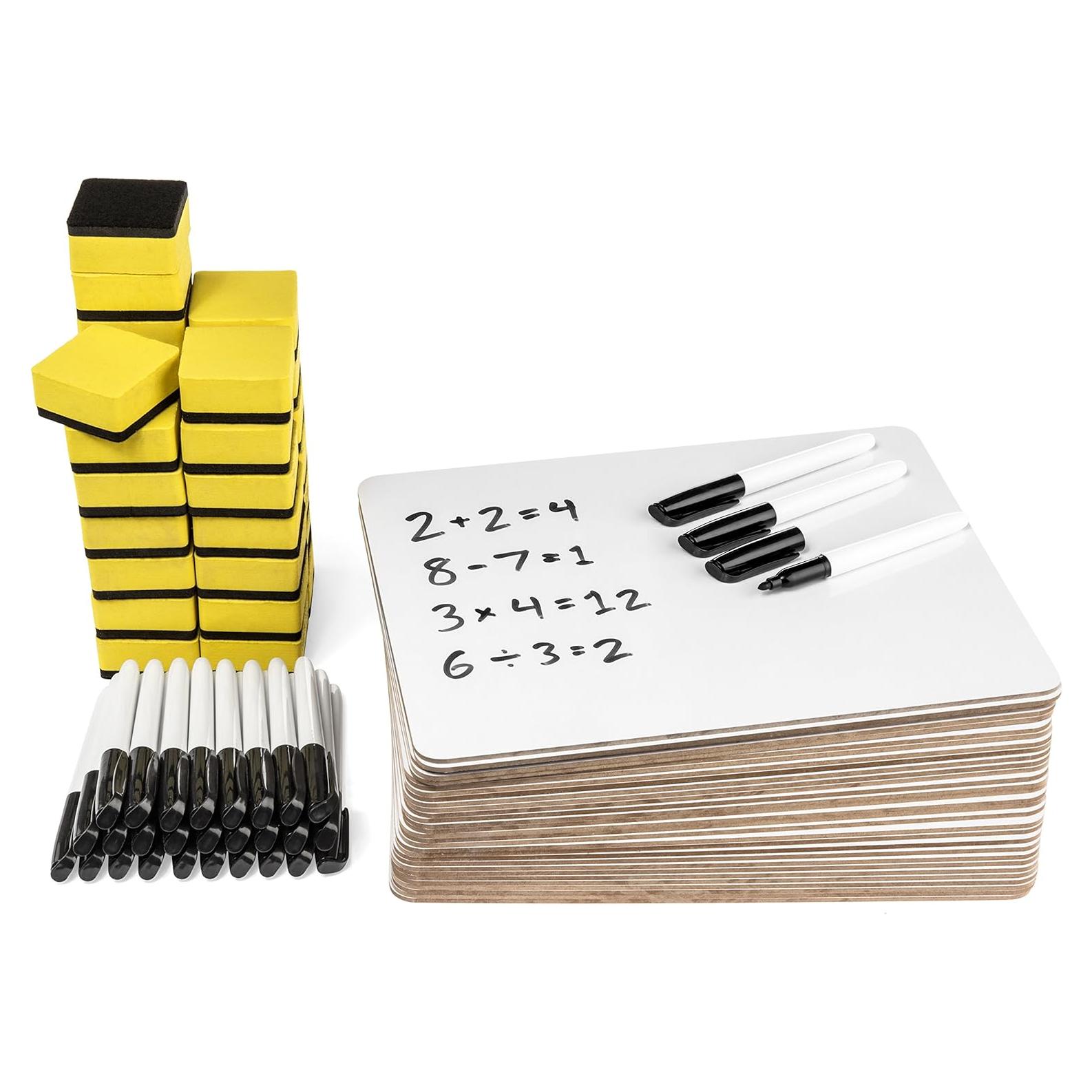 Paquete de 30 Tableros de Borrado en Seco Mini Blue Summit