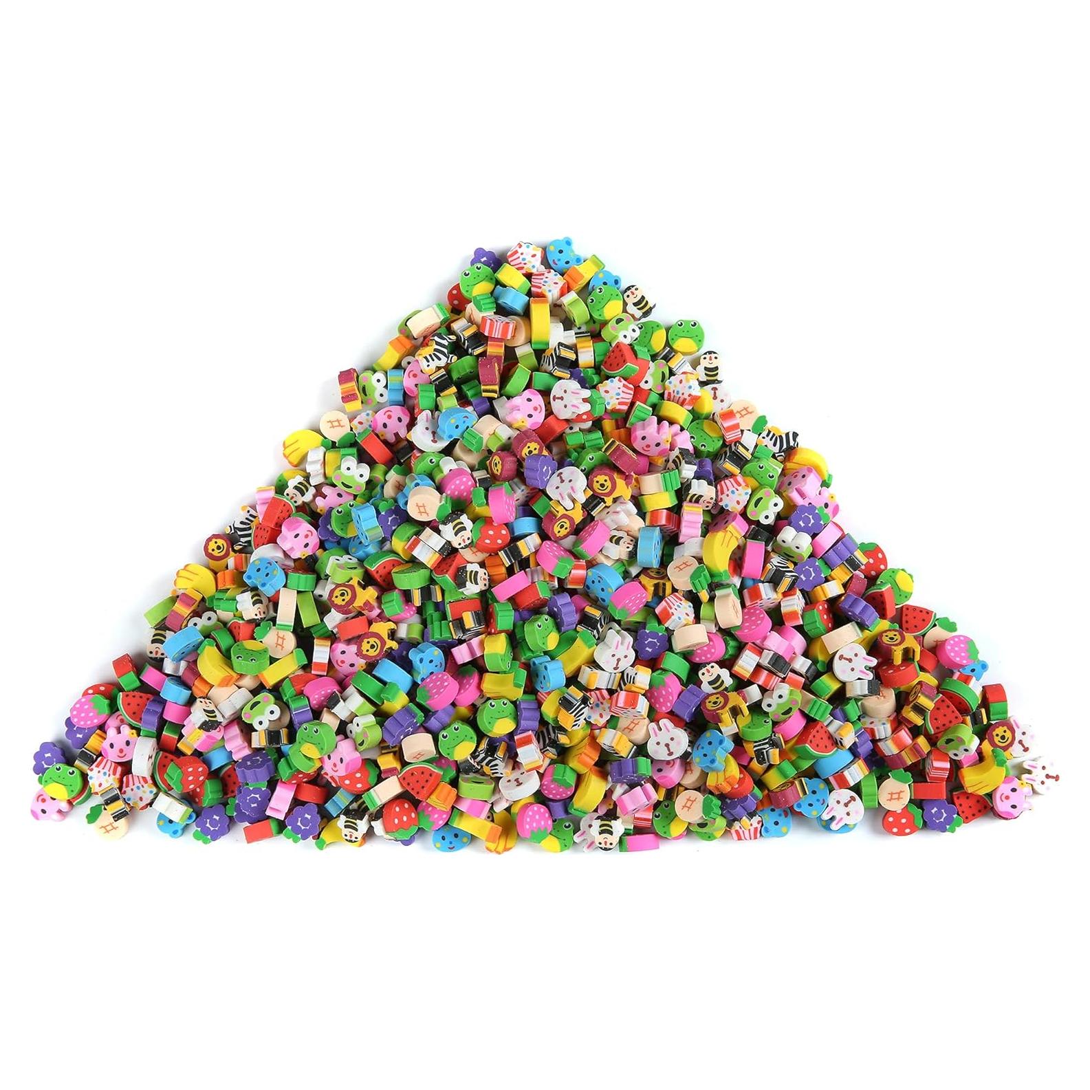 300 Mini Borradores de Animales y Frutas MGTECH