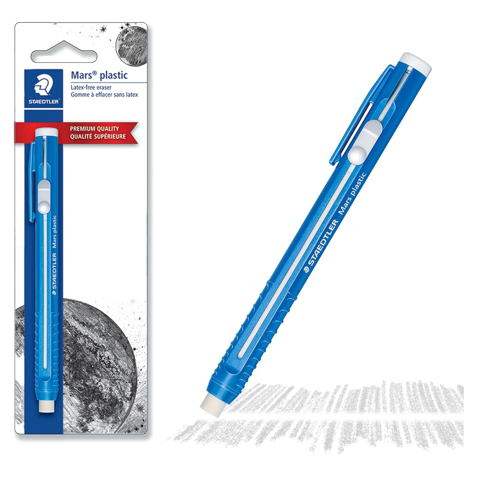 Goma de Borrar Retráctil STAEDTLER Mars Plastic Azul