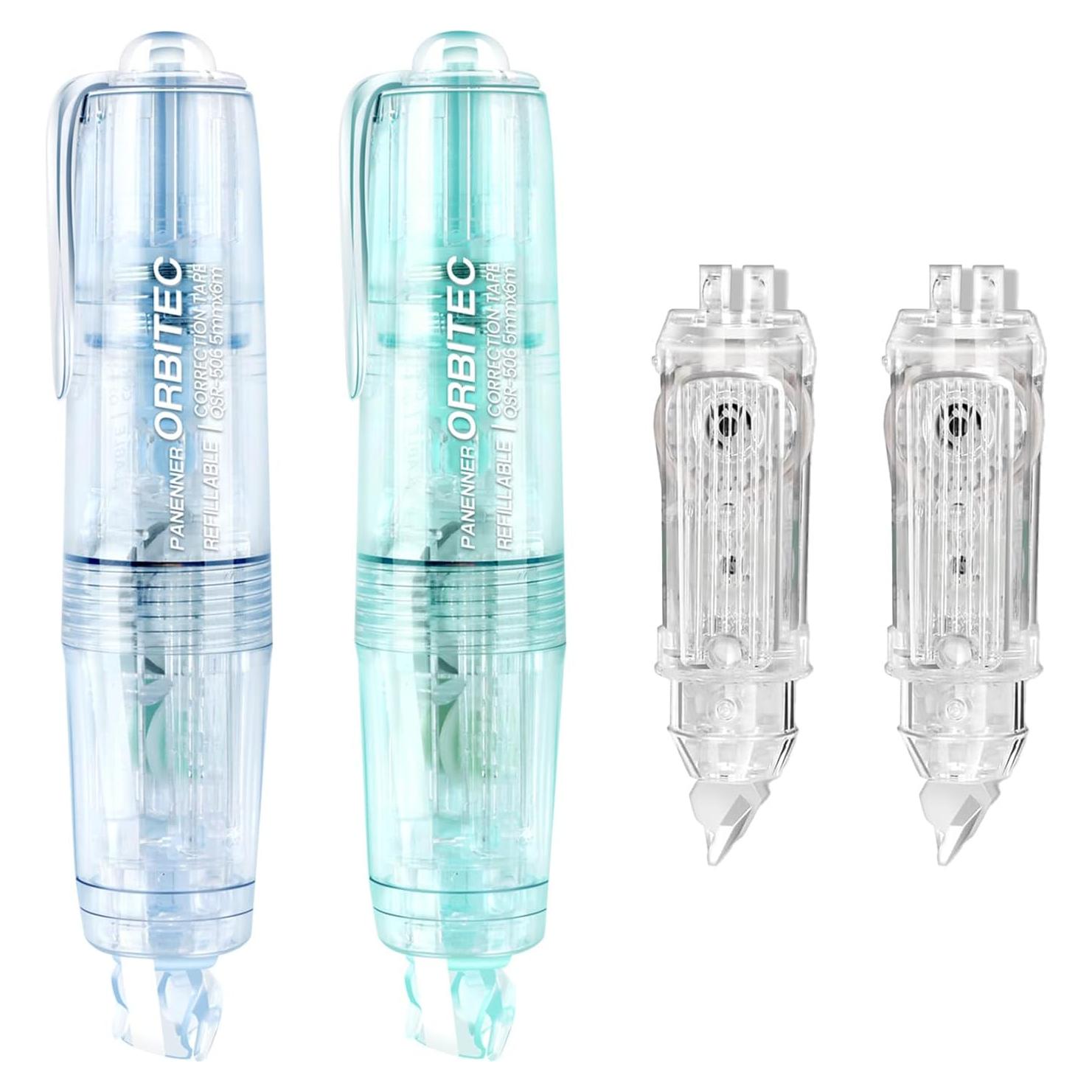 Cinta Correctora Recargable PANDENNER 4 Unidades 0.5 cm x 121.92 m