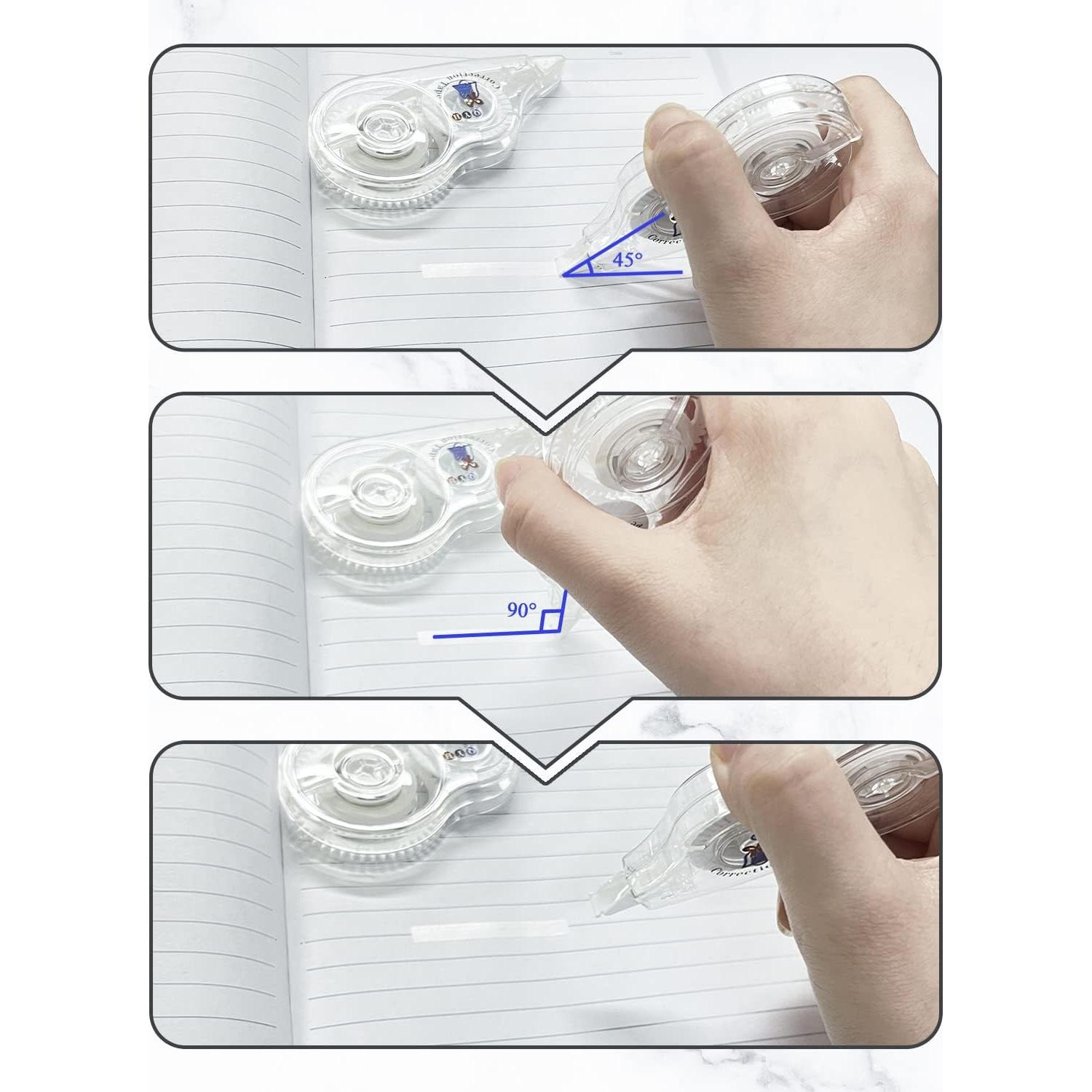 Cinta Correctora Blanca QYH 16 Cintas 5mm x 10m