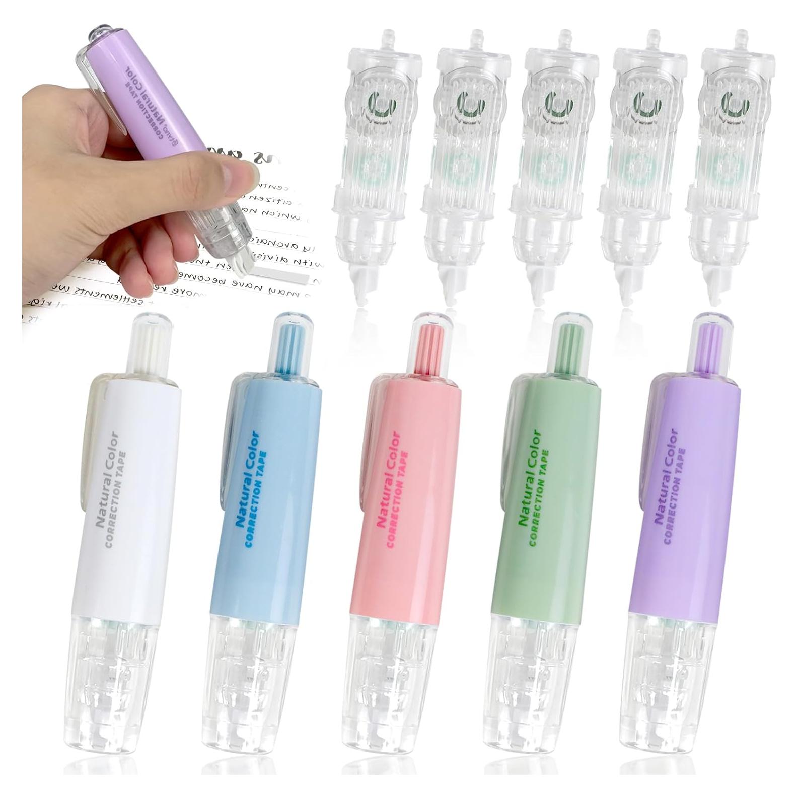 Cinta Correctora Blanca OT-NVWOZR 5 Piezas 6m x 5mm