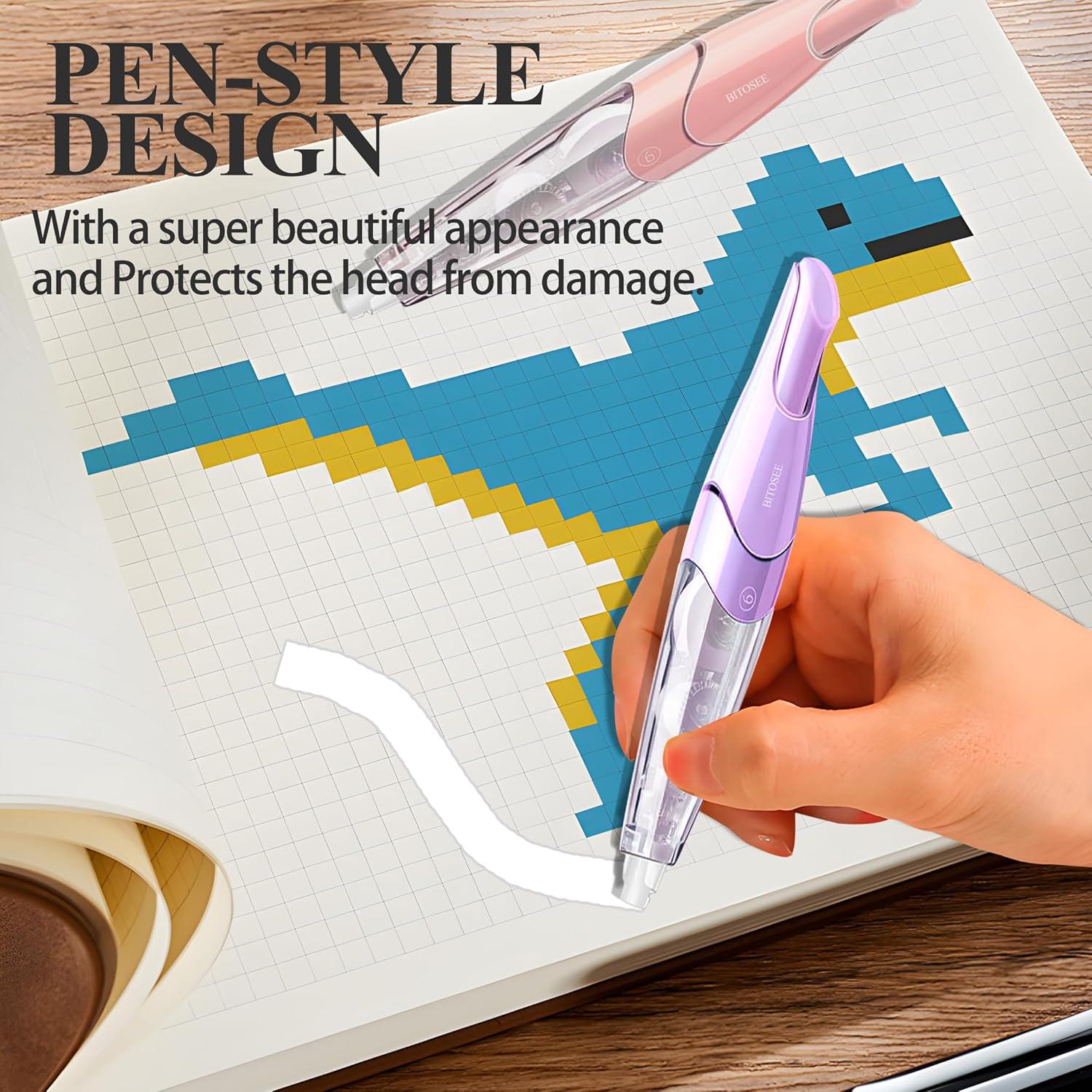 Cinta Correctora Retráctil Recargable BITOSEE 0.5cm x 600cm