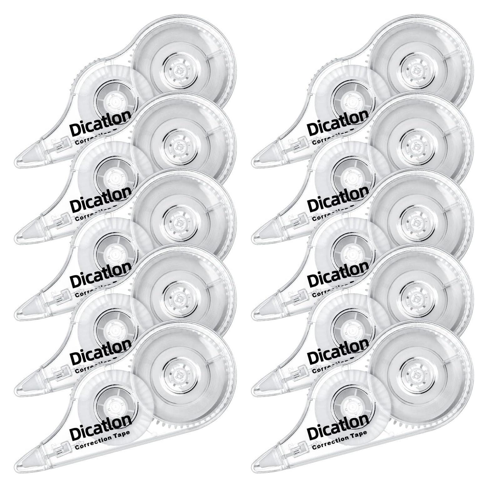 Cinta Correctora Dicatlon 10 Paquetes 5mm x 5m Blanca