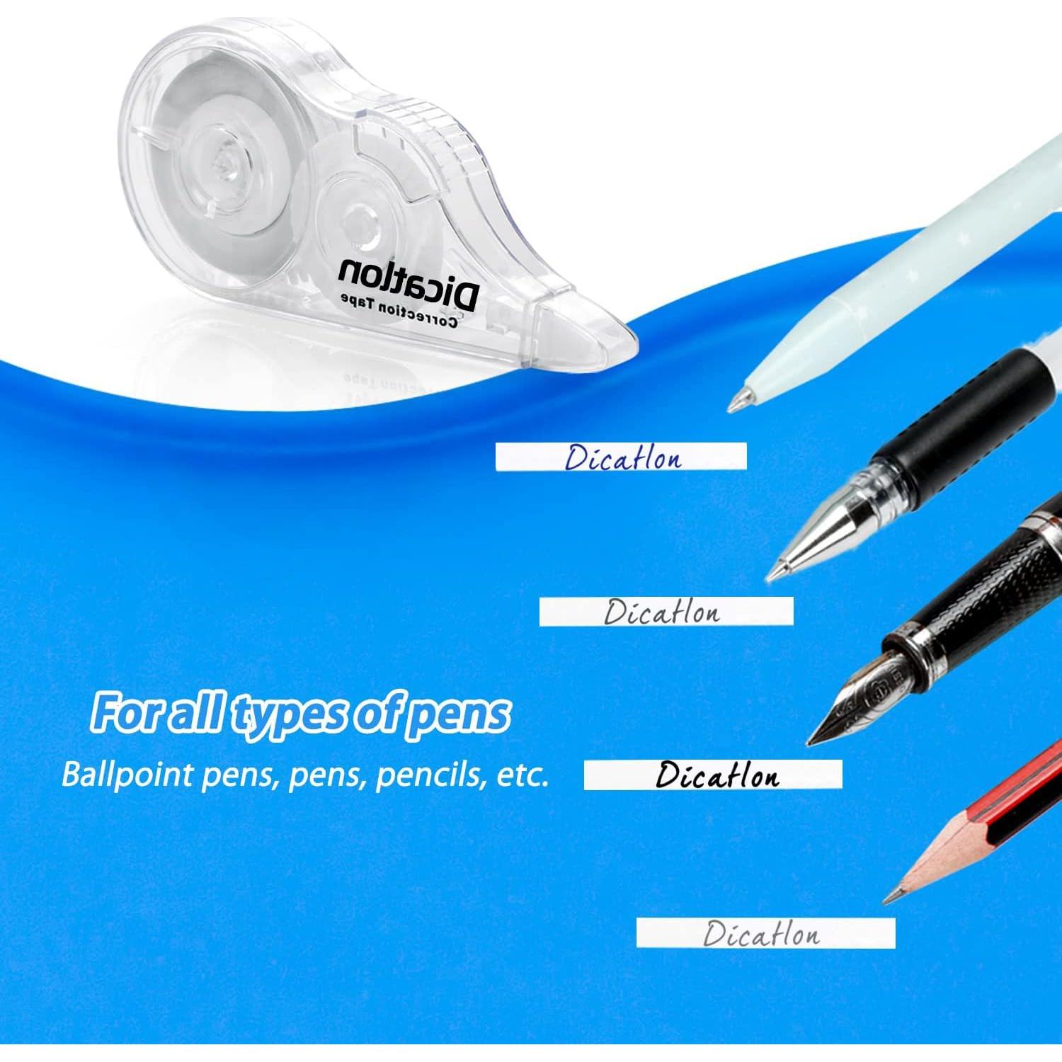 Cinta Correctora Dicatlon 10 Paquetes 5mm x 5m Blanca