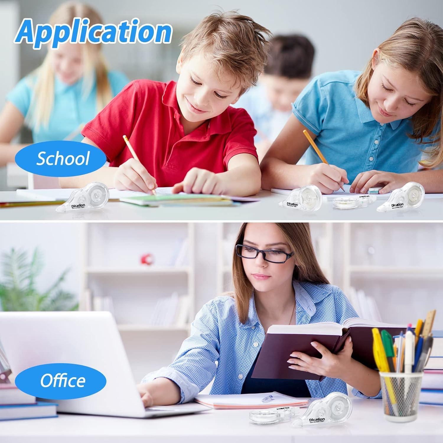 Cinta Correctora Dicatlon 10 Paquetes 5mm x 5m Blanca