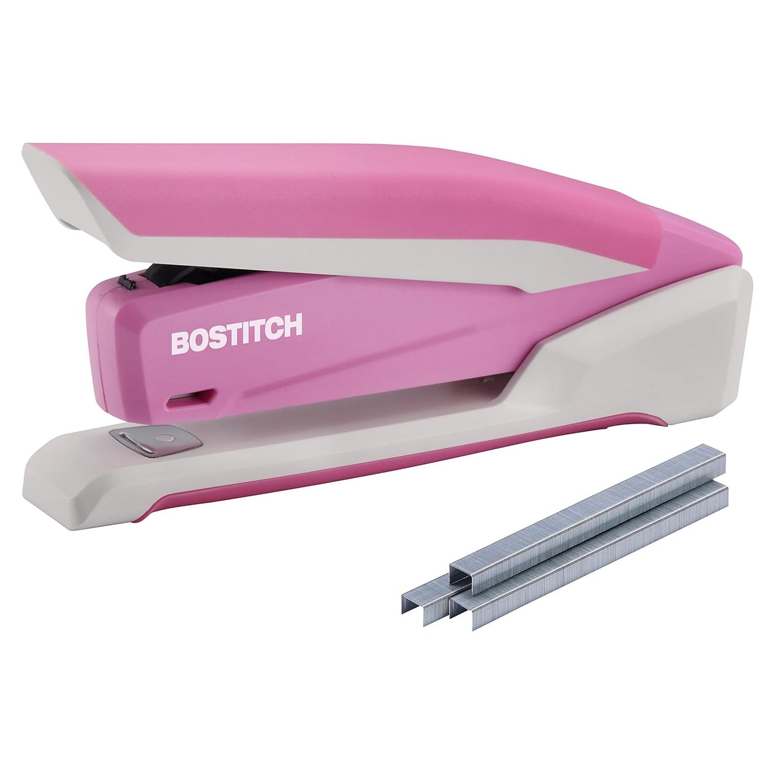 Grapadora de Escritorio PaperPro Rosa 20 Hojas Sin Atascos