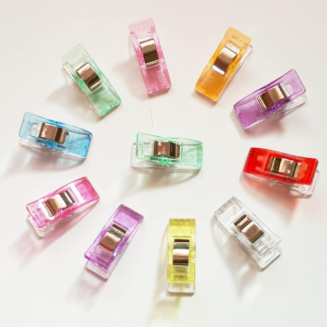 Pinzas de Coser Otylzto 100 Pcs con Caja Plástica Asortida