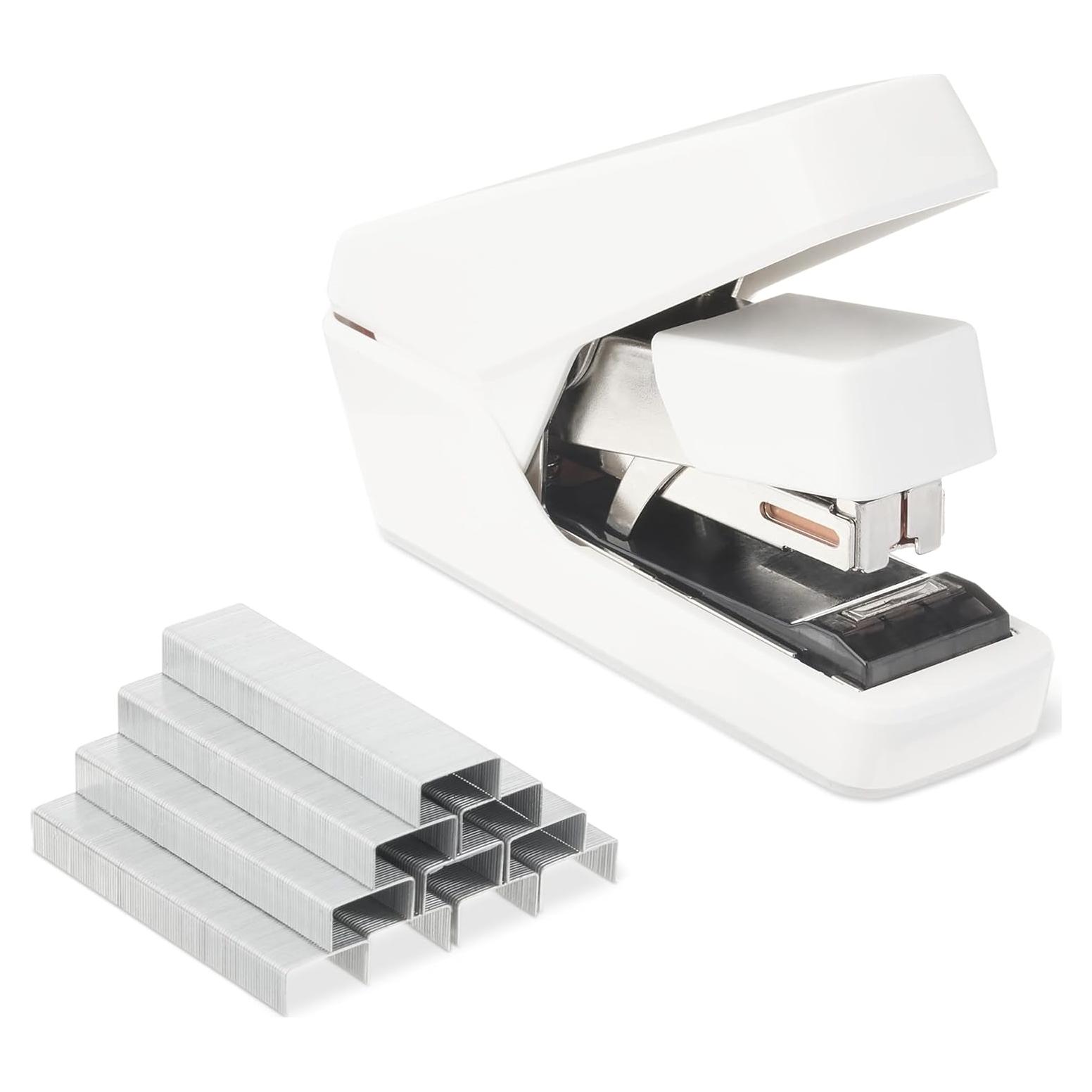 Grapadora de Oficina Pesada Amazon Basics 40 Hojas Blanca