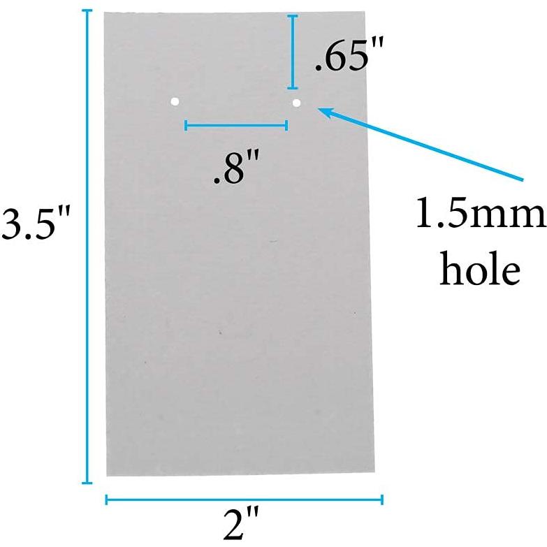 Perforadora Doble para Tarjetas de Aretes Tarjetas para Aretes Fáciles