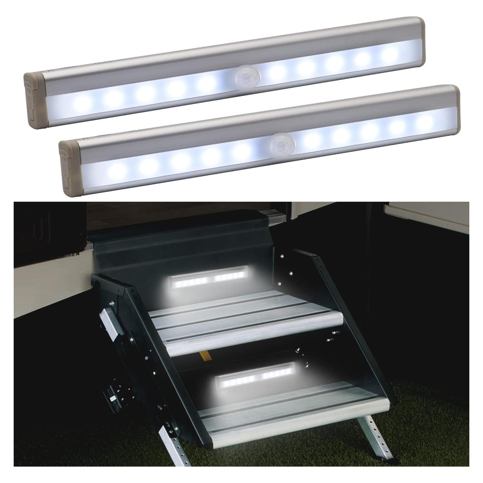 Luces de Escalera LED CCBASEBALL con Sensor de Movimiento - 2 Piezas