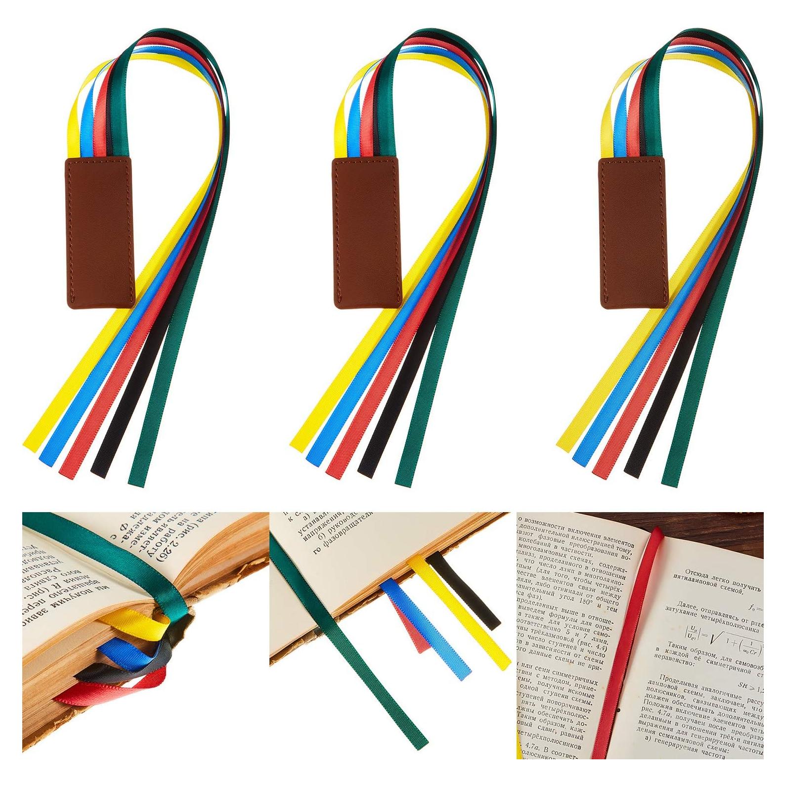 Marcadores de Cinta de Biblia Outus - 3 Piezas Coloridas