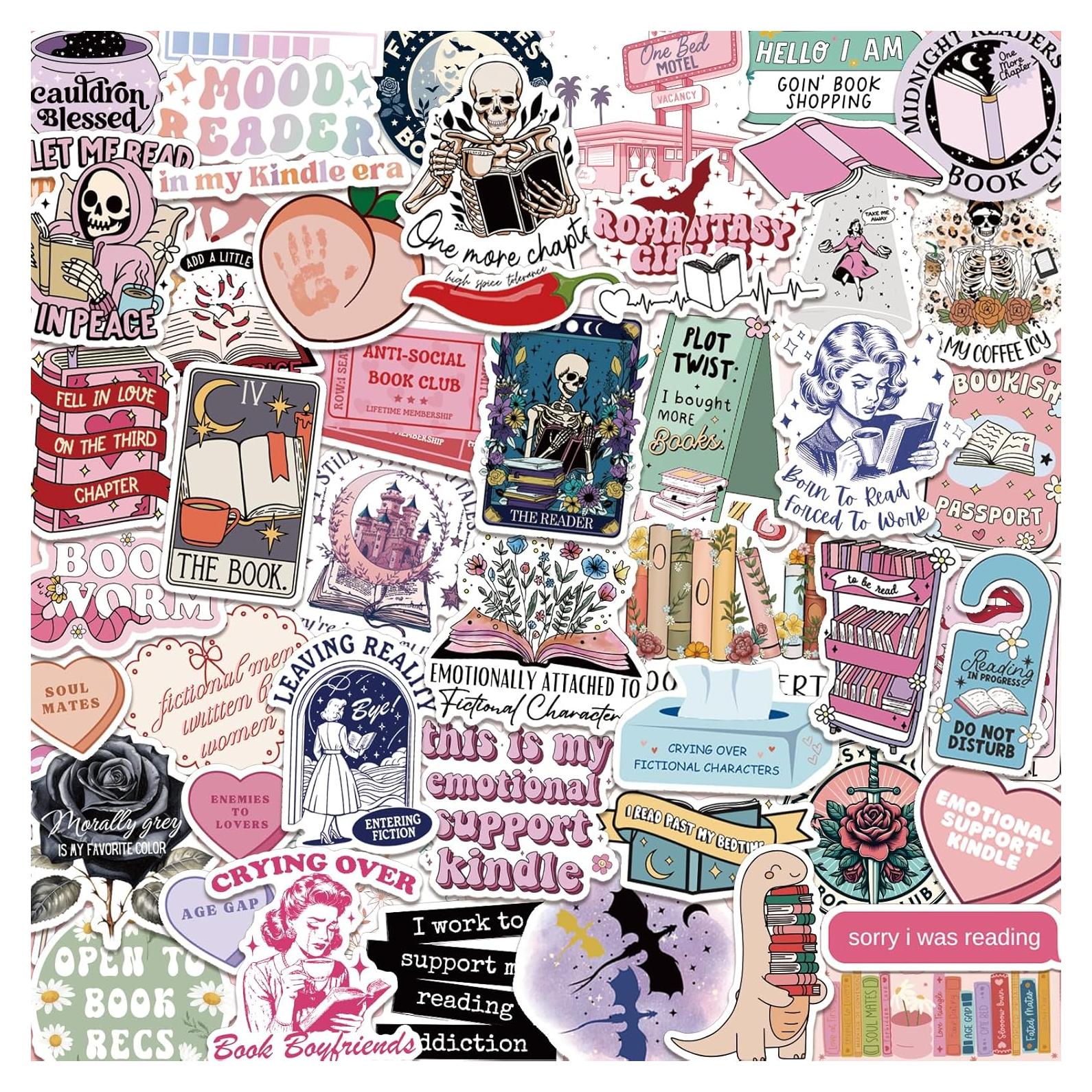 150 Stickers Holográficos de Romance LakoArt para Kindle