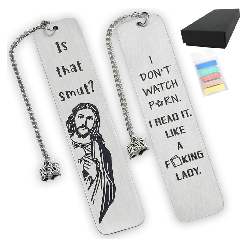 Marcadores de Libros Divertidos Genéricos de Acero Inoxidable