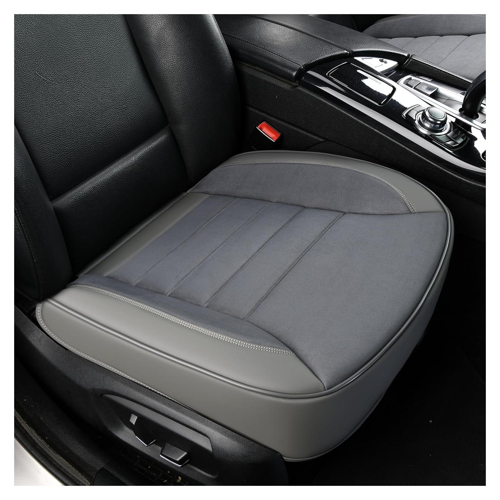 Cojín de Asiento de Coche KAYI 2 Pack Espuma de Memoria Gris