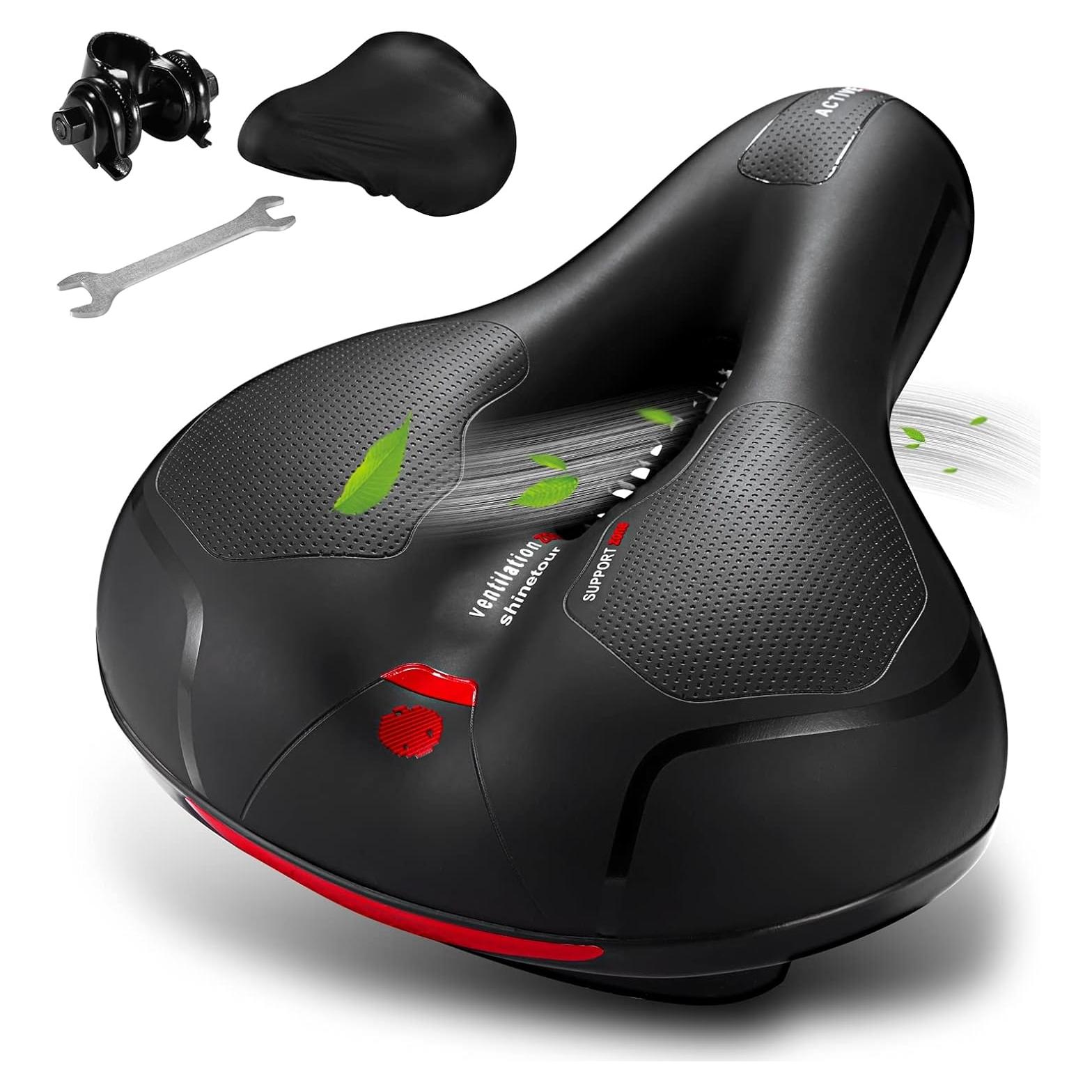 Cojín de Asiento de Bicicleta LCYMD Impermeable 24.6x20.3cm