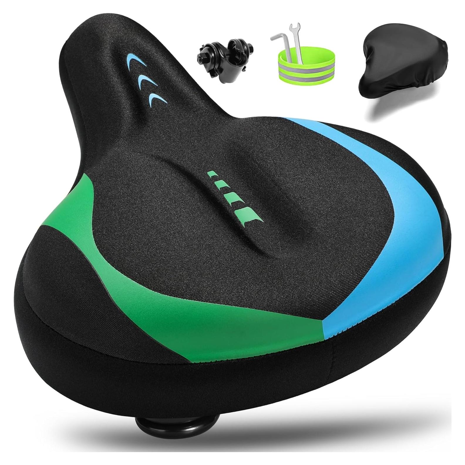 Asiento de Bicicleta CDYWD Extra Ancho con Relleno de Gel