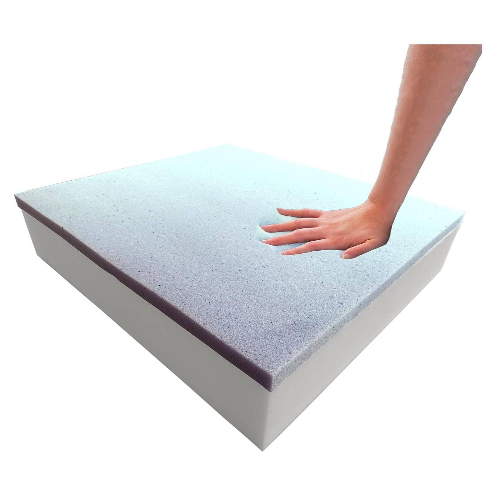 Cojín de Espuma de Memoria Foamma 10.16x55.88x55.88 cm Gel