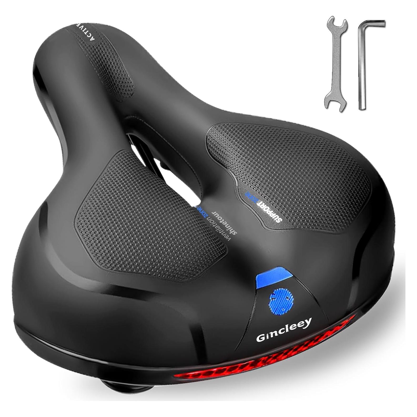 Asiento de Bicicleta Gincleey DLP0017 con Espuma de Memoria