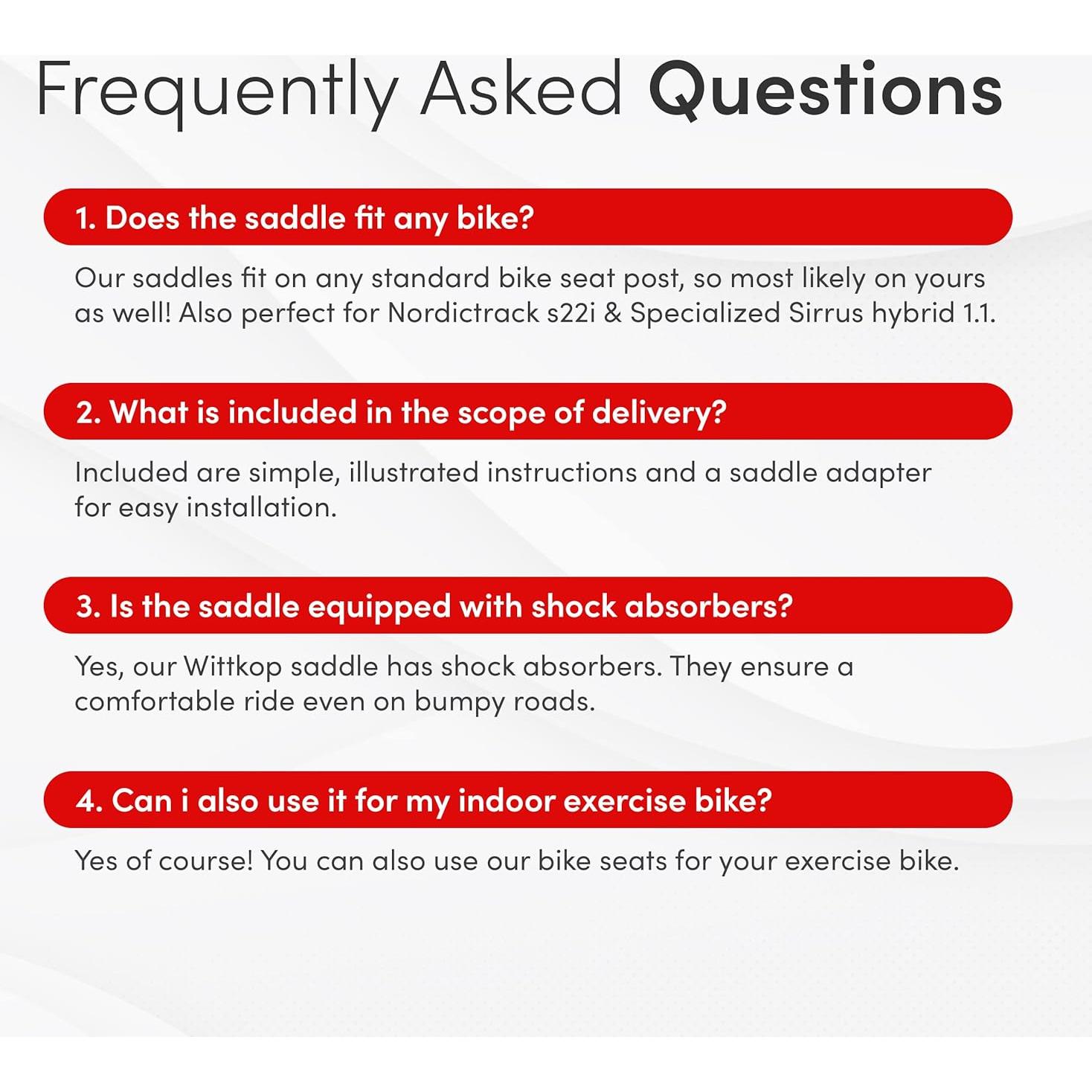 Sillín de Bicicleta Wittkop Unisex Impermeable 25.4x21.6cm