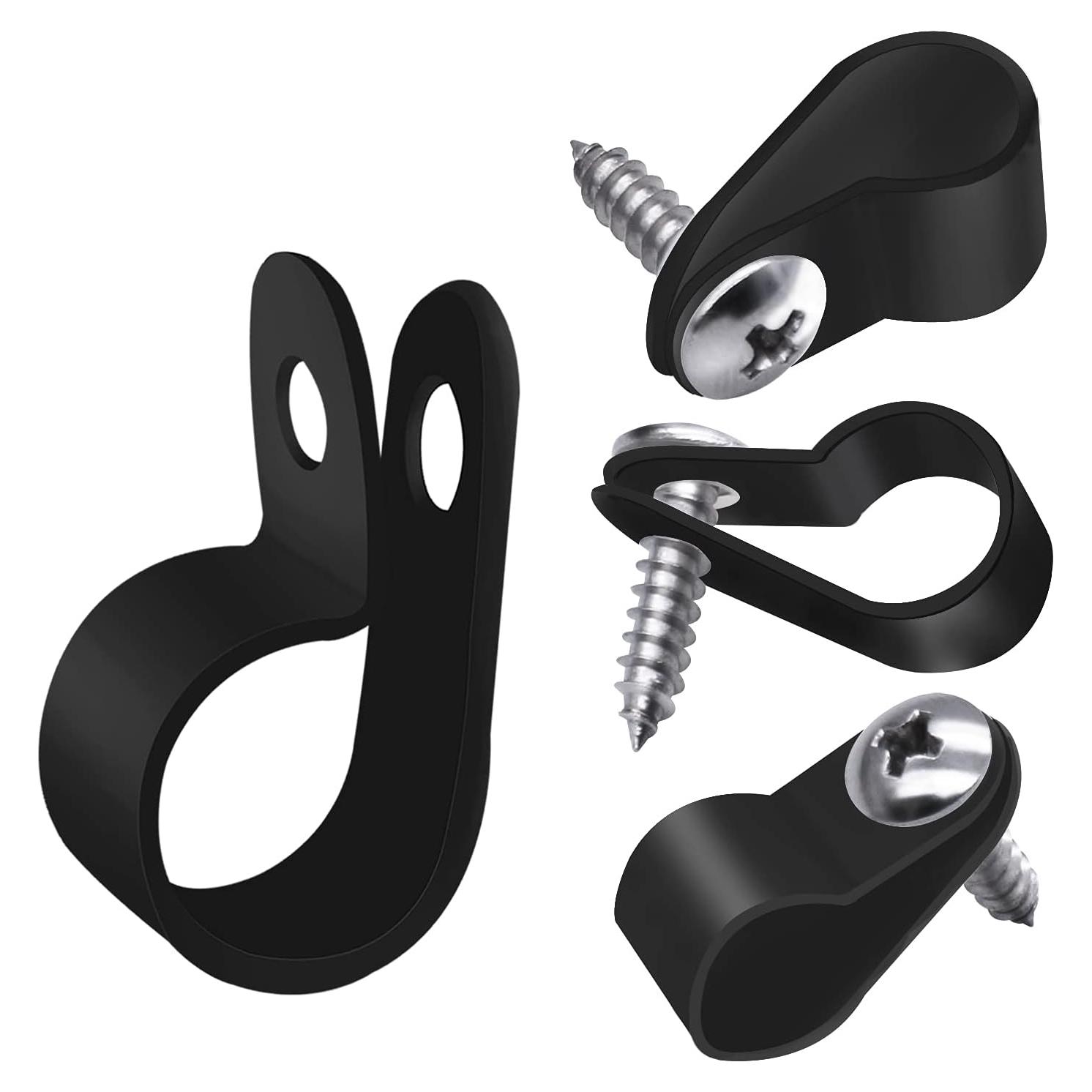 Clips de Montaje de Luz de Cuerda Mankk 50PCS 13mm Nylon