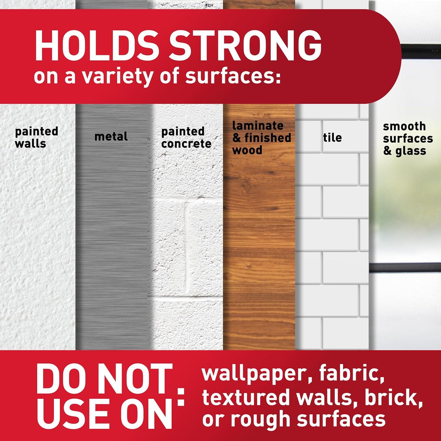 Clips de Luz Mini Command 45 Piezas Transparentes para Interior