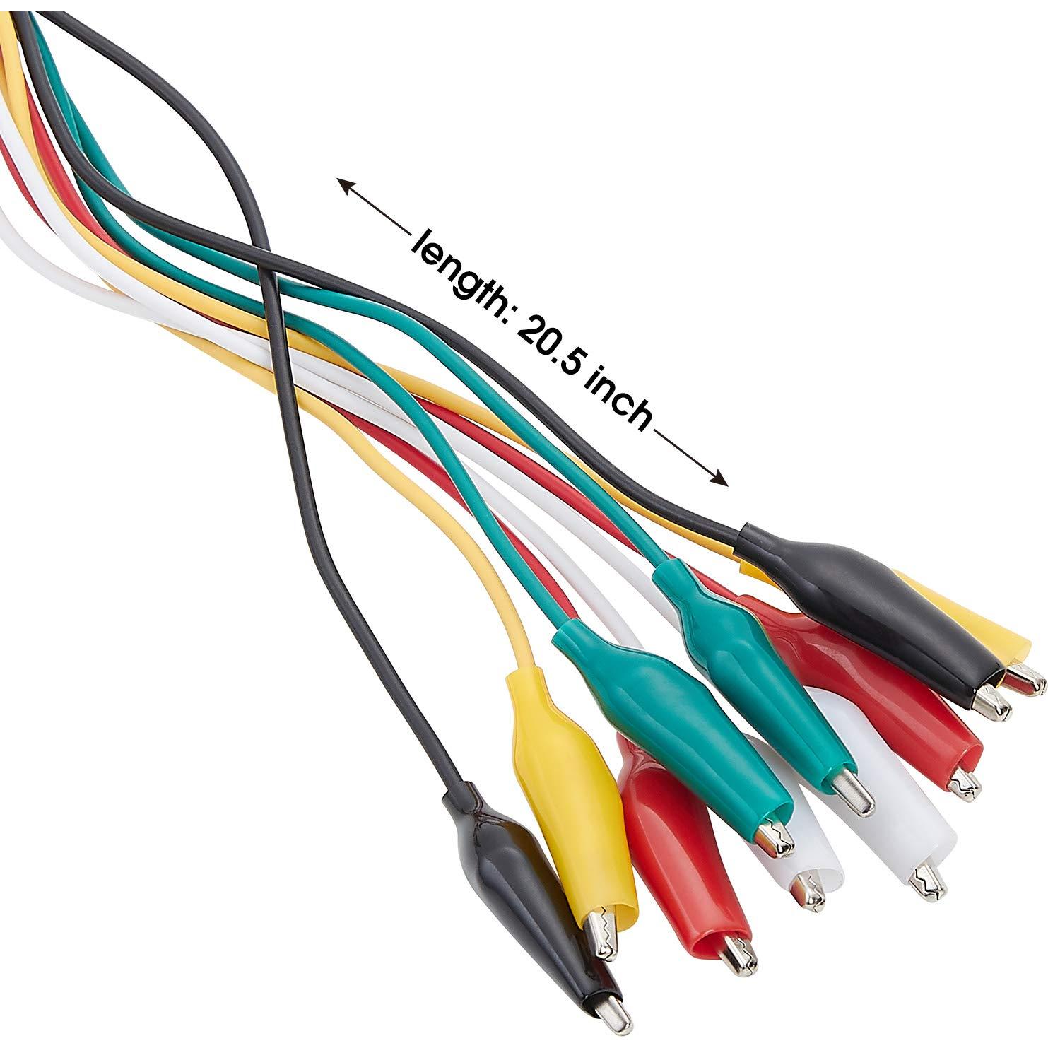 Juego de Cables de Prueba WGGE WG-026 10 Piezas 5 Colores