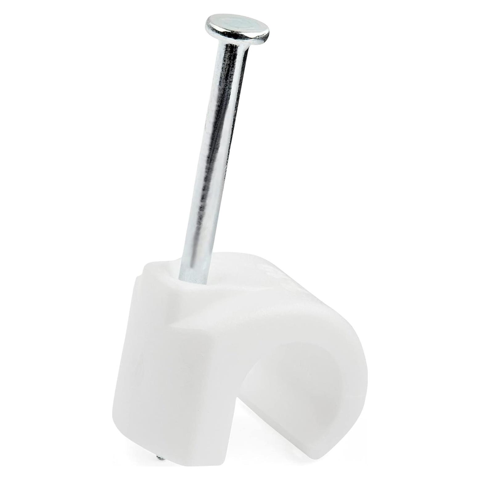 Clips de Cable con Clavo StarTech.com 100 Unidades 7-10mm